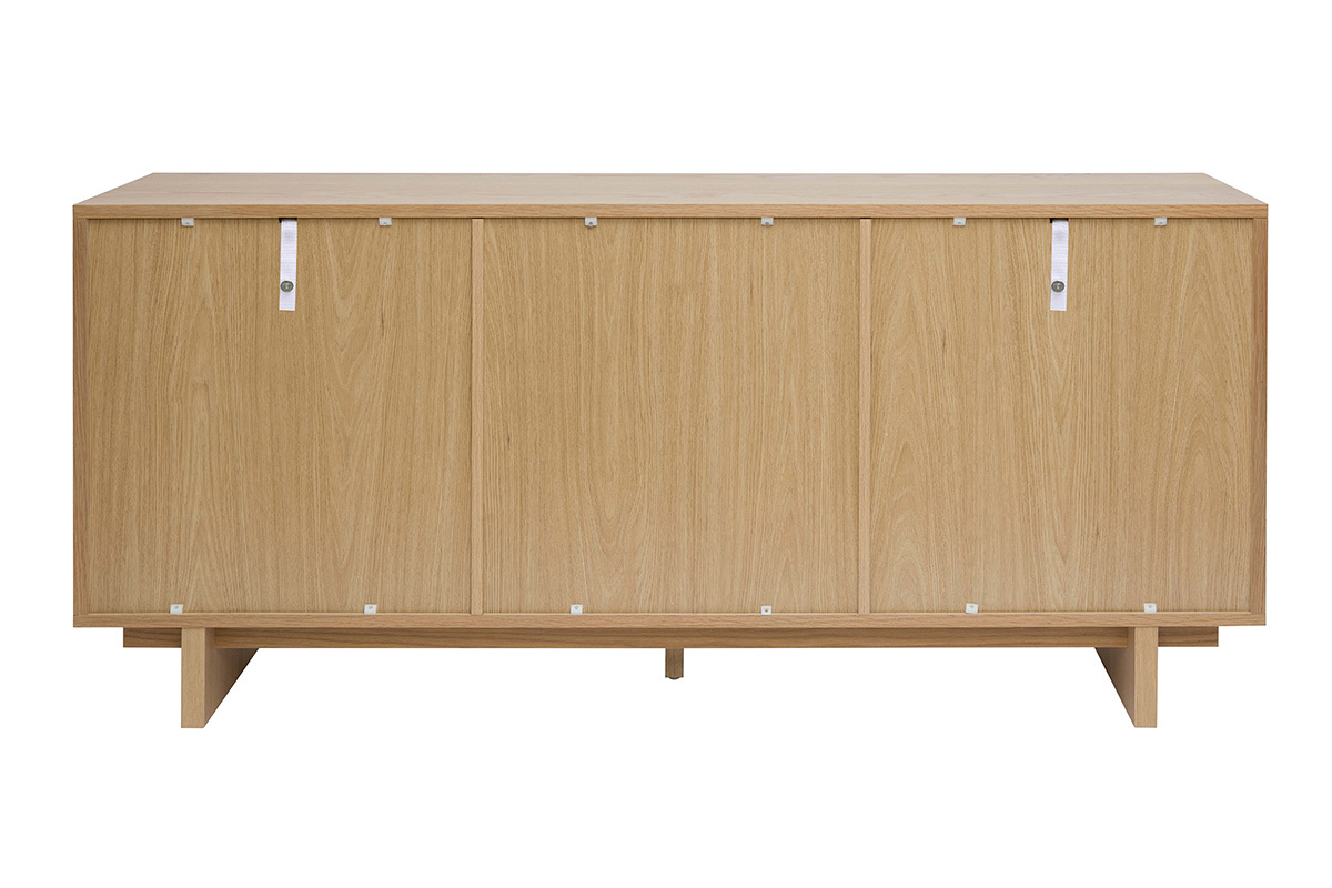 Buffet de madera clara de roble L160 cm ZAO