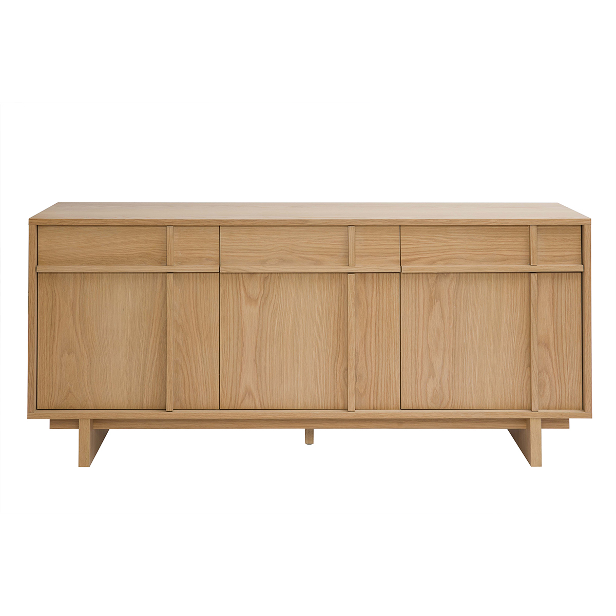 Buffet de madera clara de roble L160 cm ZAO