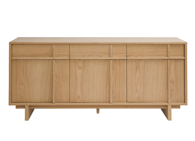 Buffet de madera clara de roble L160 cm ZAO