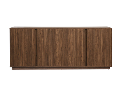 Buffet vintage acabado en madera de nogal 3 puertas L180 cm MILLOR