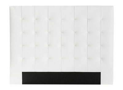 Cabecero capitoné blanco 160 cm HALCIONA