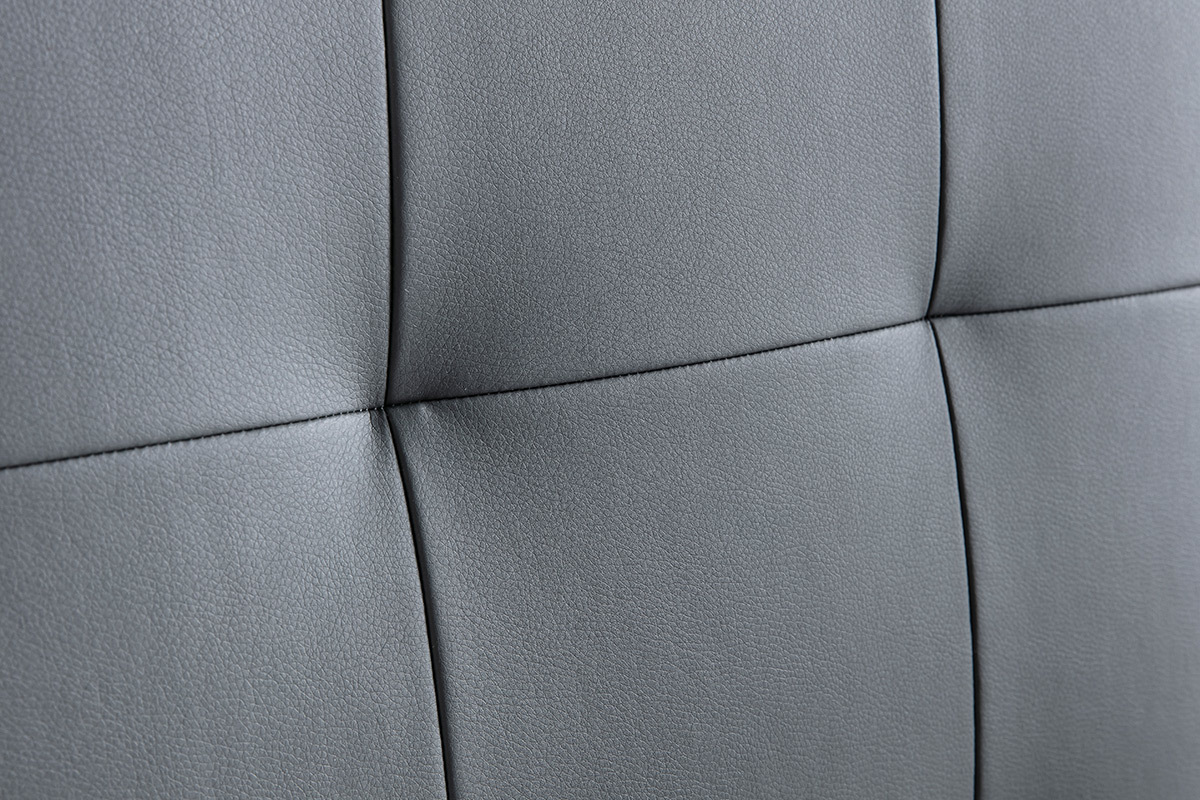 Cabecero capiton gris oscuro 160 cm HALCIONA