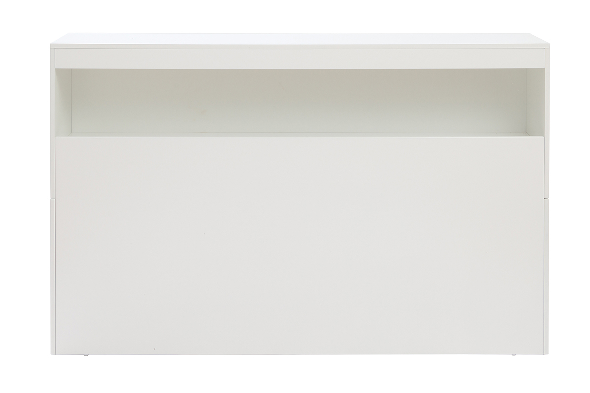 Cabecero con almacenaje blanco 160 cm HYPNOS