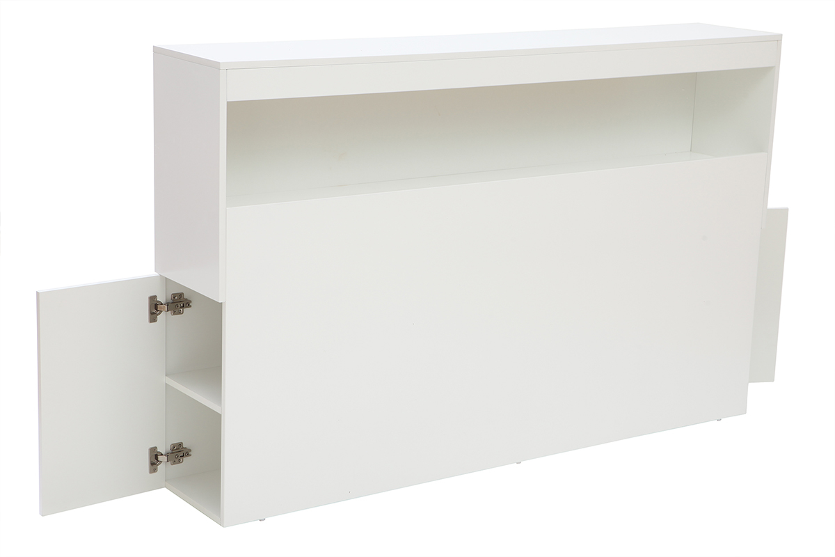 Cabecero con almacenaje blanco 160 cm HYPNOS