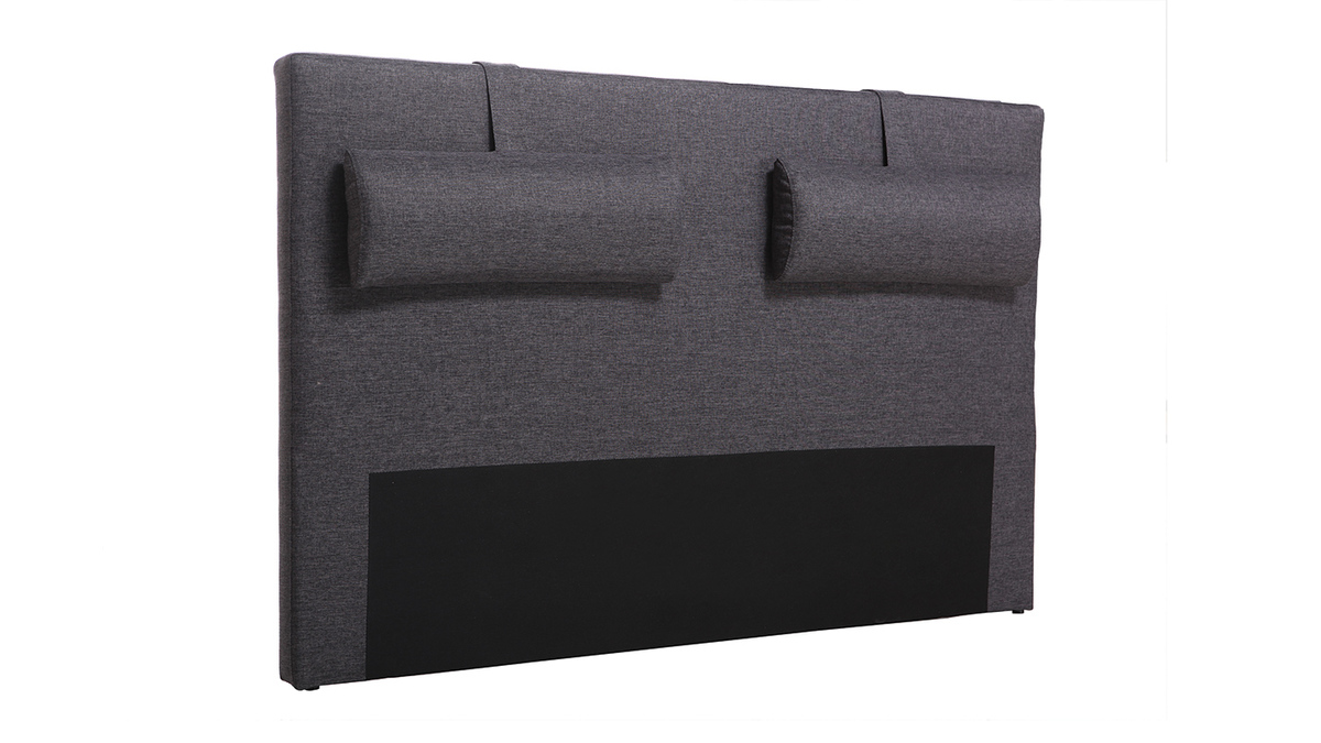 Cabecero de cama 150cm gris antracita LORRY (para cama de 140)