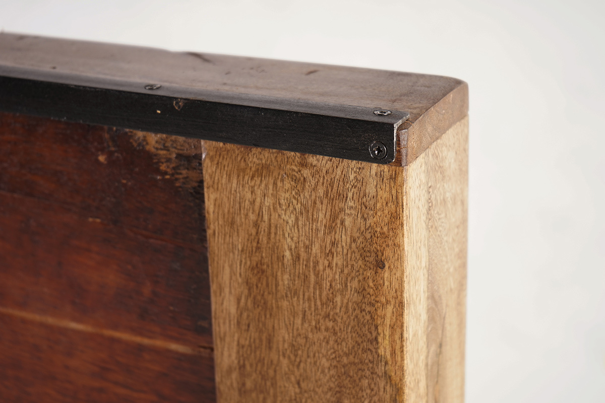 Cabecero de cama 160x200 madera reciclada MADRAS