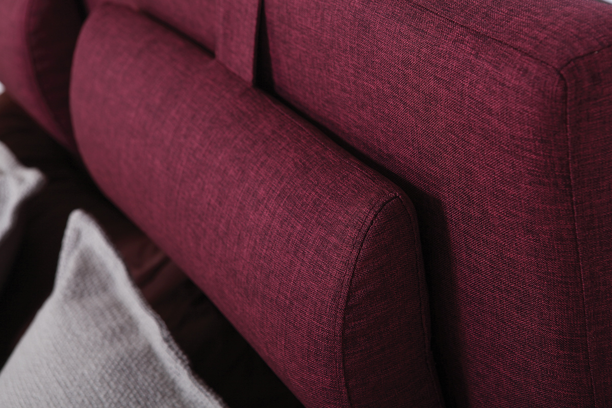 Cabecero de cama 170cm color ciruela LORRY (para cama de 160)