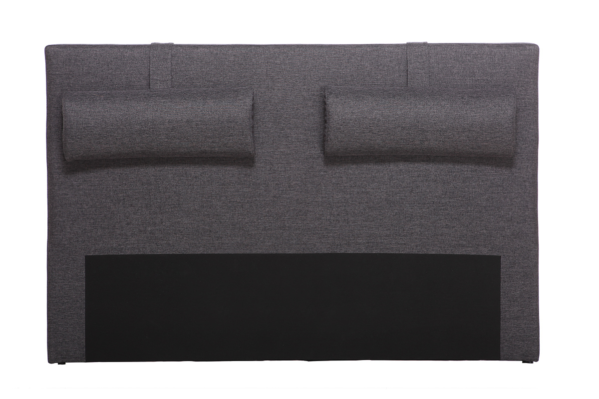 Cabecero de cama 170cm gris antracita LORRY (para cama de 160)