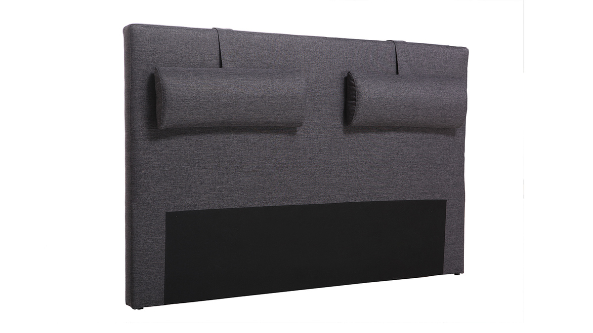 Cabecero de cama 170cm gris antracita LORRY (para cama de 160)