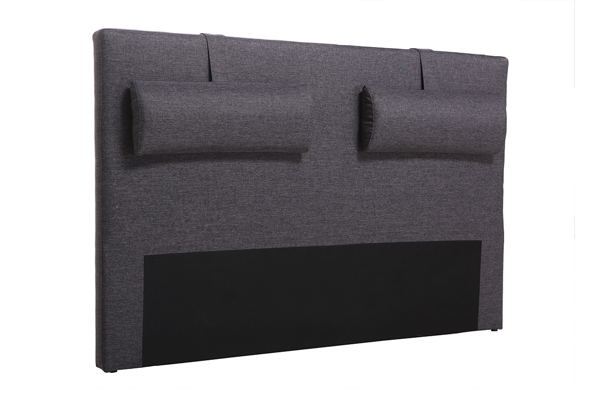 Cabecero de cama 170cm gris antracita LORRY (para cama de 160)