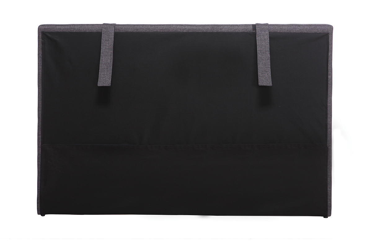 Cabecero de cama 170cm gris antracita LORRY (para cama de 160)