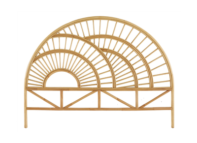 Cabecero de cama de ratán 160 cm SUNNY