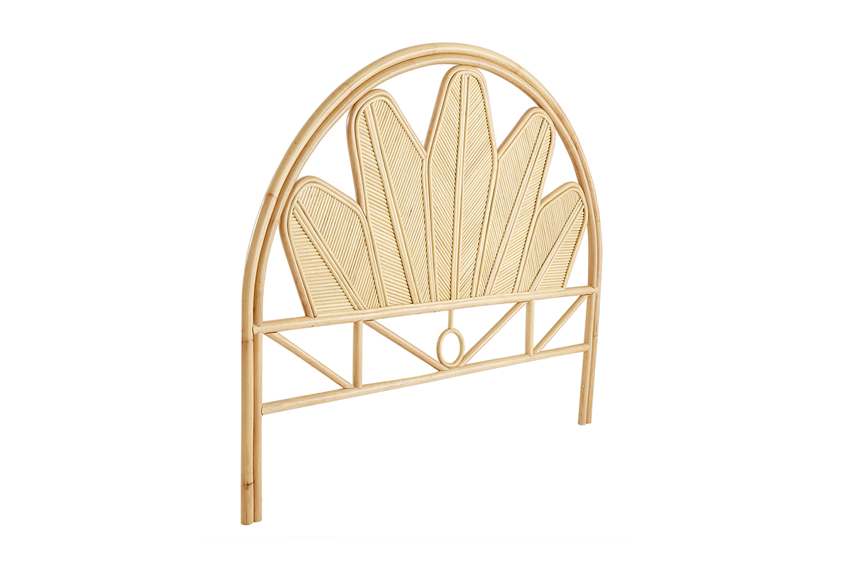 Cabecero de cama de ratán natural 160 cm NALAH