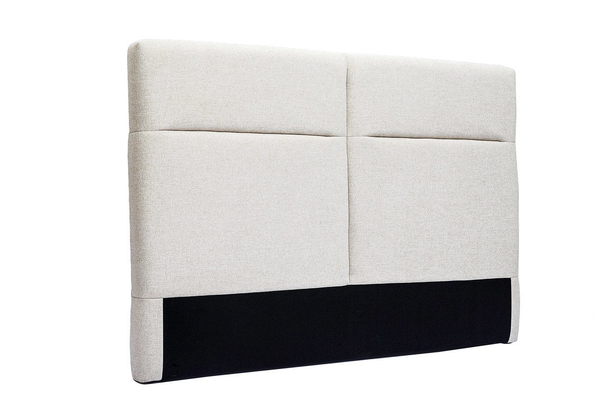 Cabecero de cama de tela beige 164 cm CHELSEA