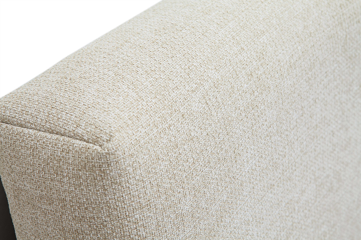 Cabecero de cama de tela beige 164 cm CHELSEA