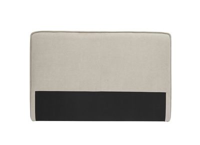 Cabecero de cama de tela efecto aterciopelado natural 175 cm MARCIA
