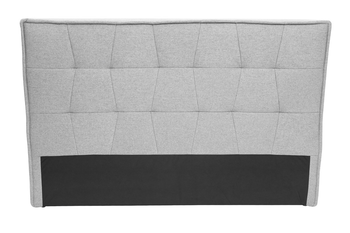Cabecero de cama de tela gris 150 cm SUKA