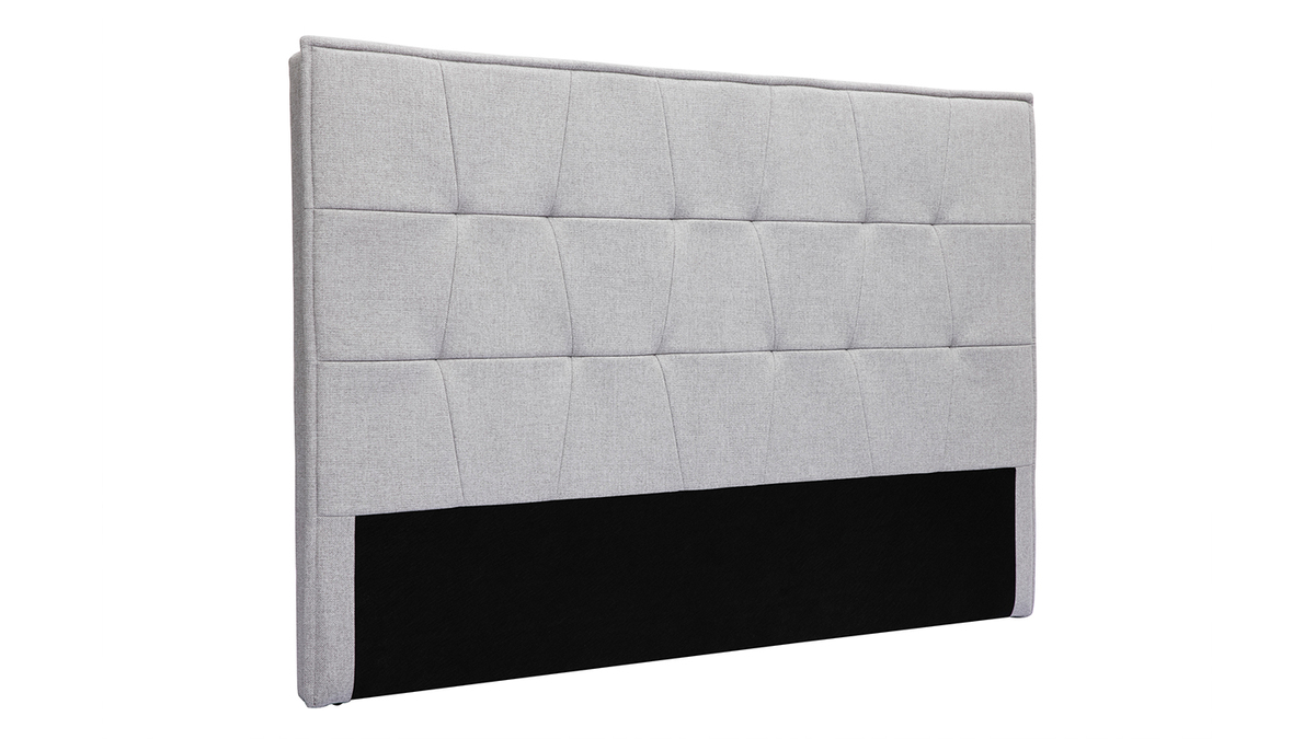 Cabecero de cama de tela gris 170 cm SUKA