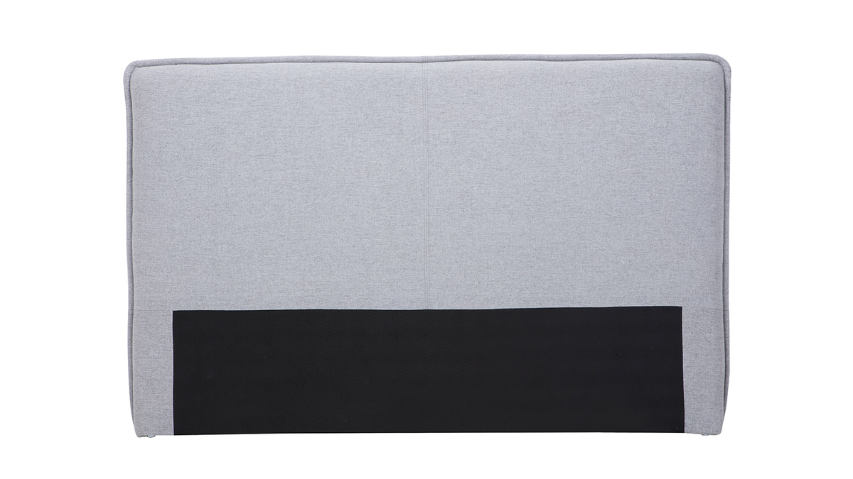 Cabecero de cama de tela gris claro 175 cm MARCIA