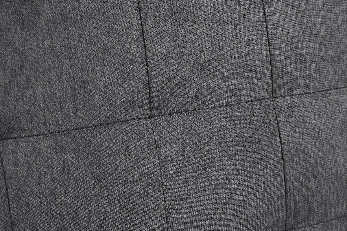 Cabecero de cama en tela acolchada gris antracita 180 cm HALCIONA
