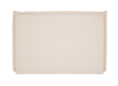 Cabecero de cama en tela efecto lino beige L160 cm PIA