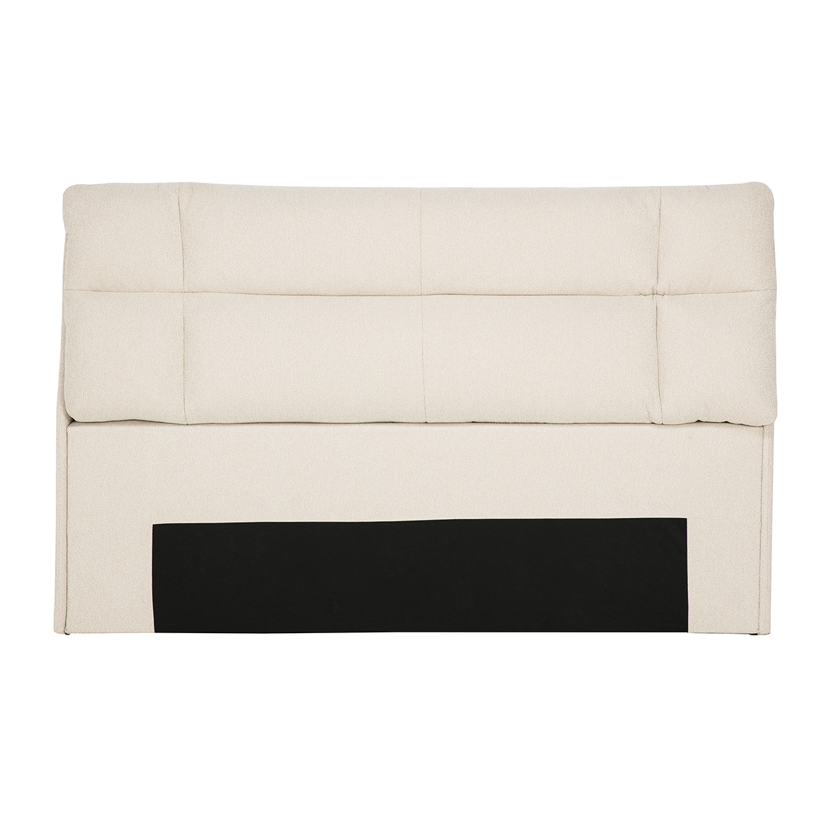Cabecero de cama en tela texturada beige L160 cm HONO