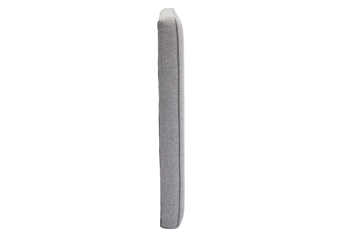 Cabecero de cama para colgar de tela gris 140 cm LILY