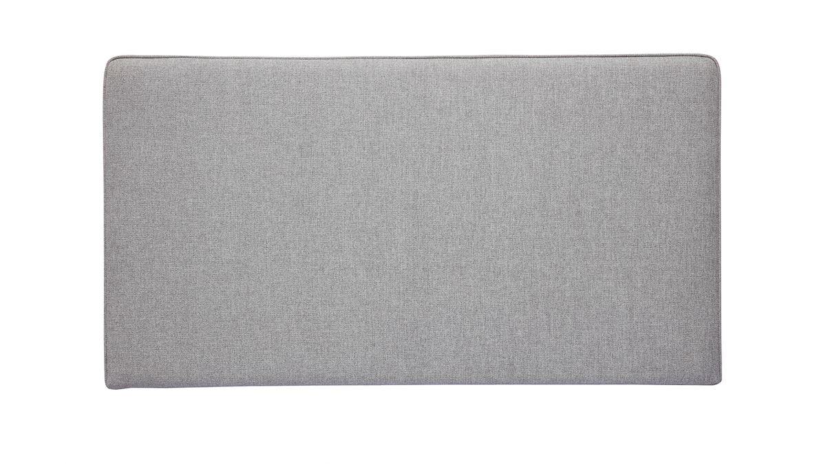 Cabecero de cama para colgar de tela gris 140 cm LILY