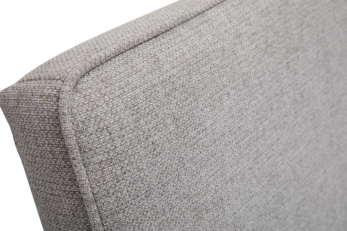 Cabecero de cama para colgar de tela gris 140 cm LILY