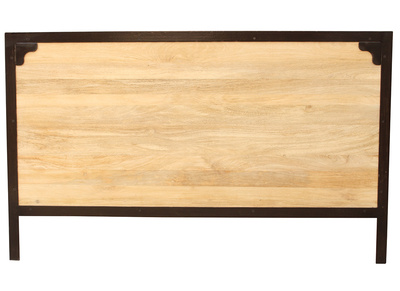 Cabecero en metal y madera de mango INDUSTRIA