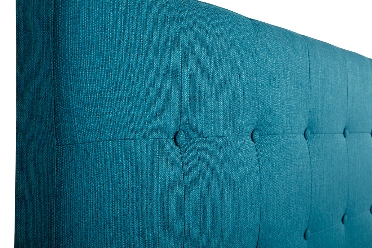Cabecero en tejido azul petrleo 170 cm LUTECE