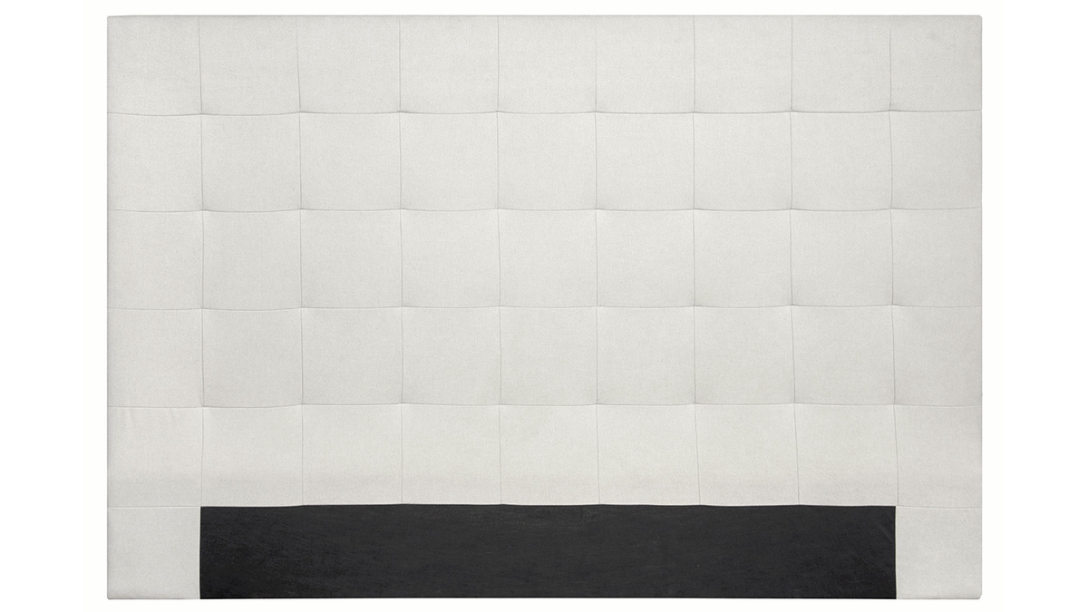 Cabecero en tejido beige 160 cm HALCIONA