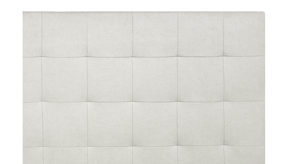 Cabecero en tejido beige 160 cm HALCIONA
