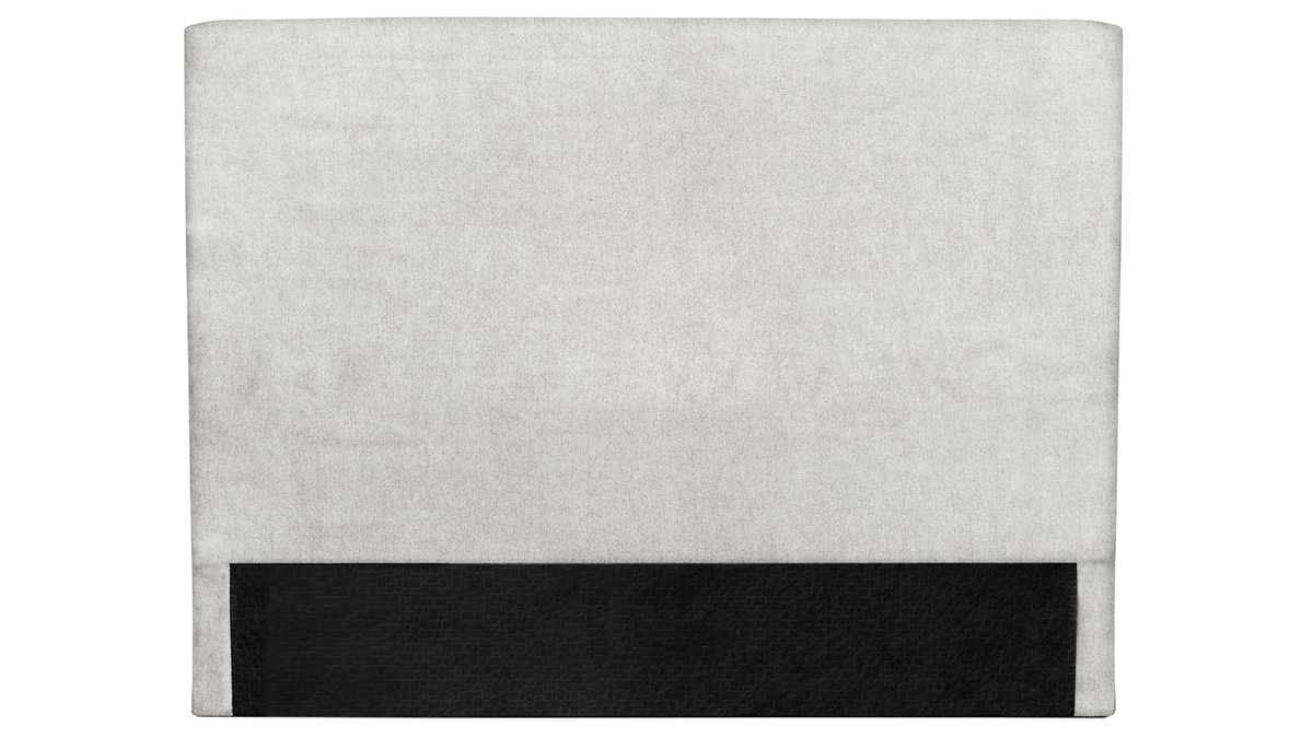 Cabecero en tejido gris claro 140 cm ZORYA