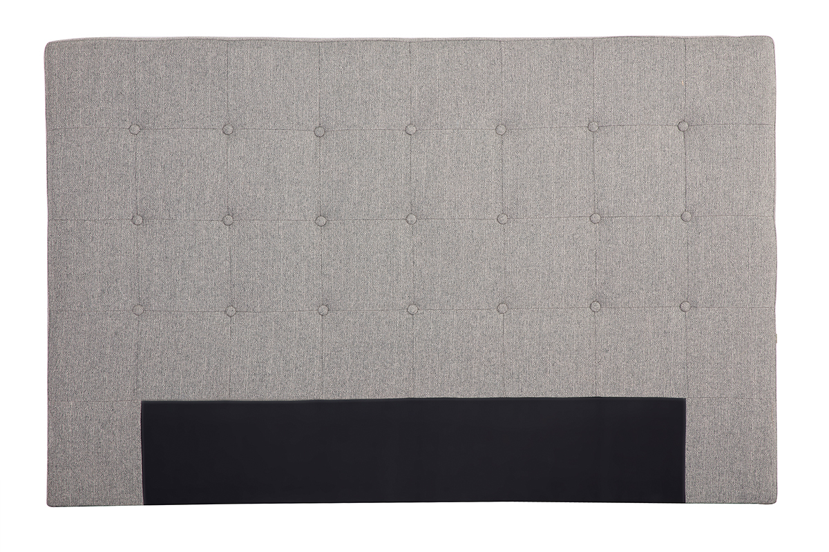 Cabecero en tejido gris claro 170 cm LUTECE