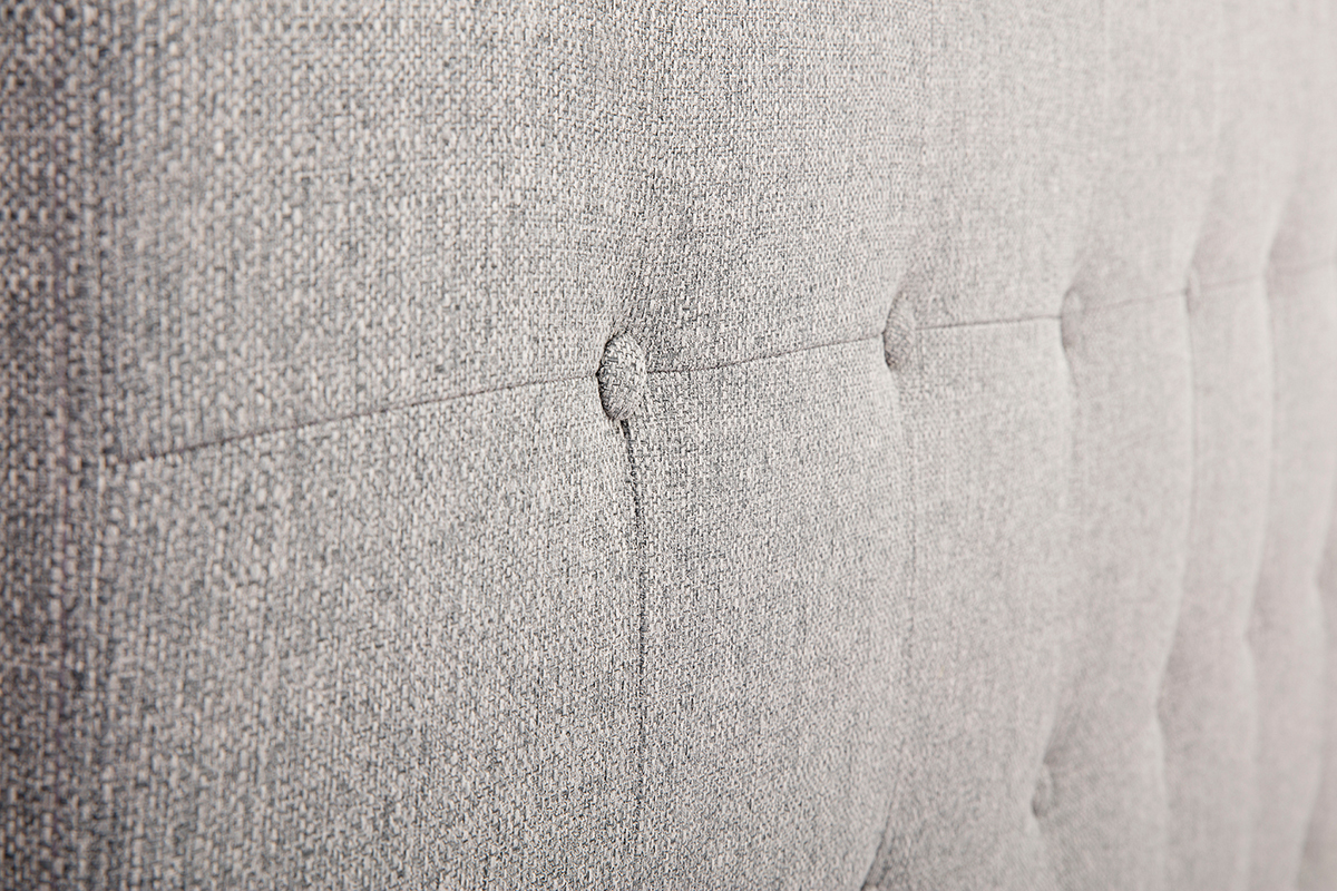 Cabecero en tejido gris claro 170 cm LUTECE