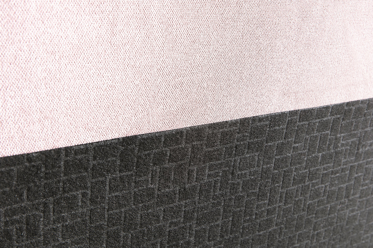 Cabecero en tejido rosa 140 cm ZORYA