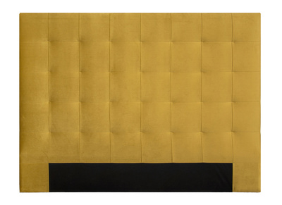 Cabecero en terciopelo mostaza 160 cm HALCIONA