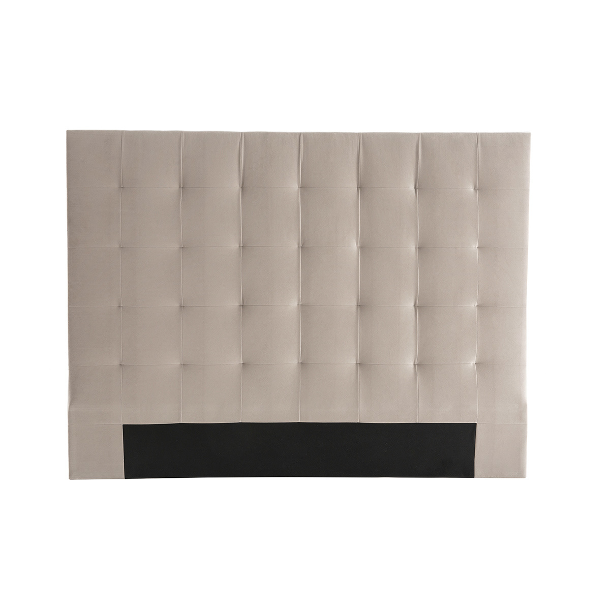 Cabecero en terciopelo topo 160 cm HALCIONA