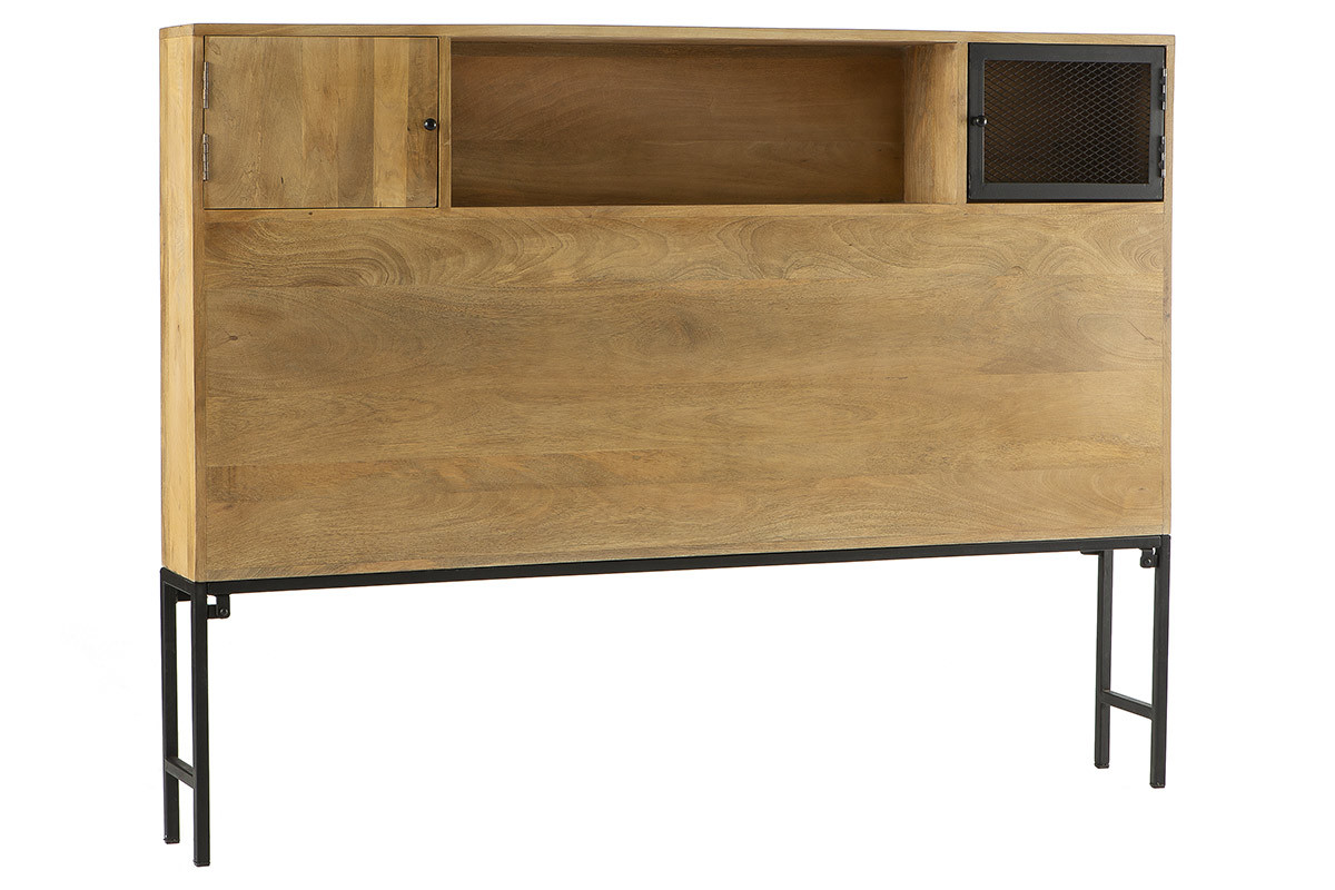 Cabecero industrial con almacenaje 160 cm RACK
