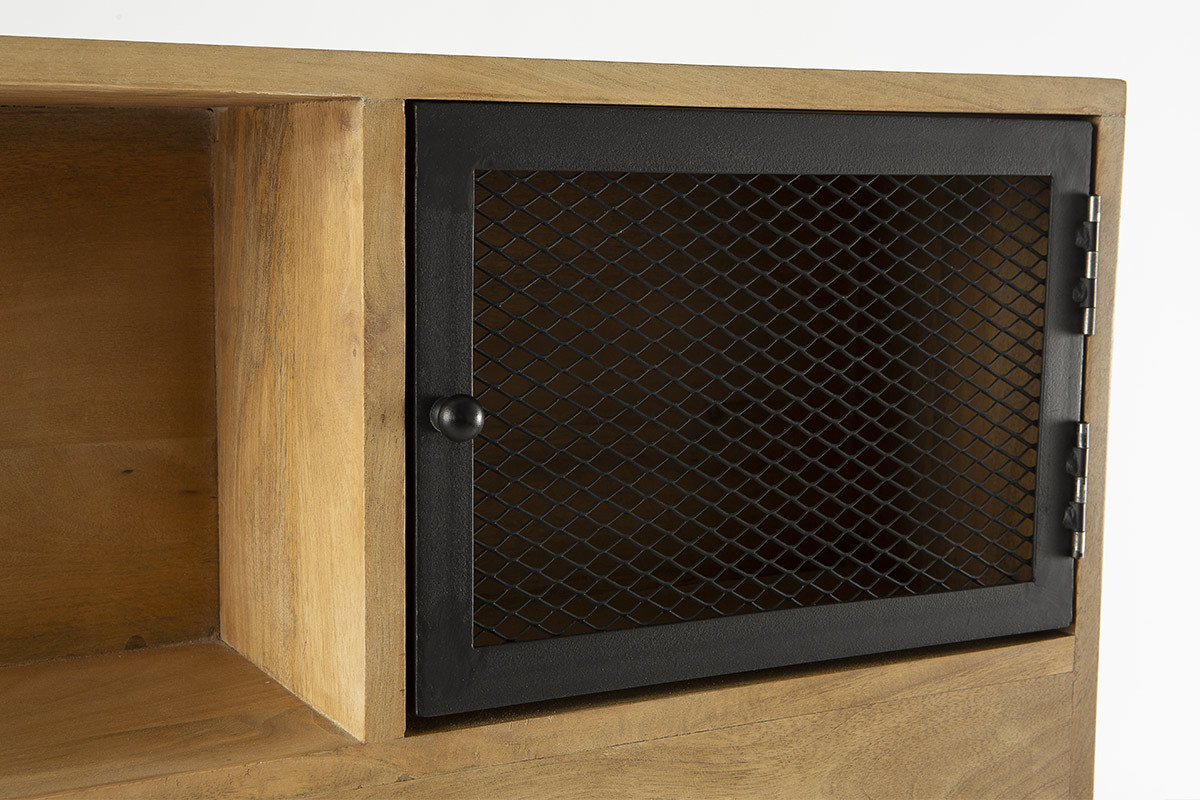 Cabecero industrial con almacenaje 160 cm RACK
