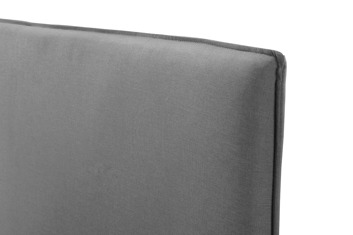 Cabecero moderno 156 cm en tejido gris claro ATHENA