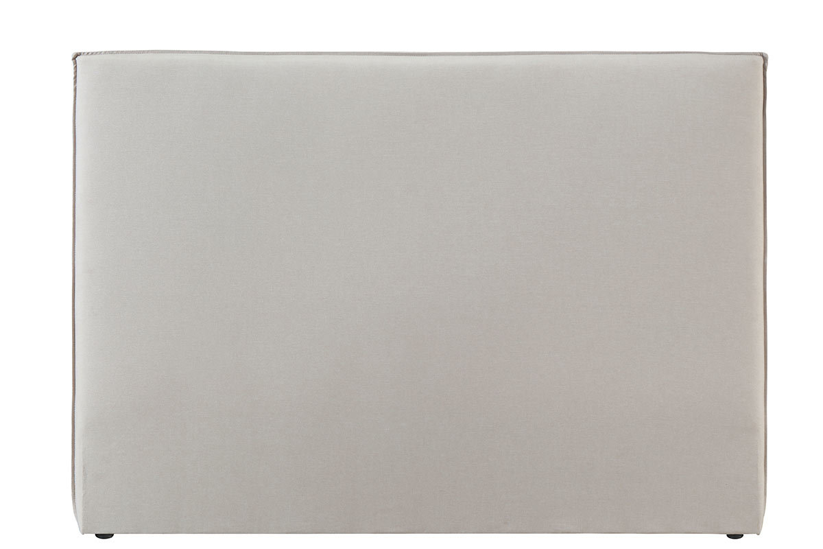 Cabecero moderno 176 cm en tejido beige ATHENA