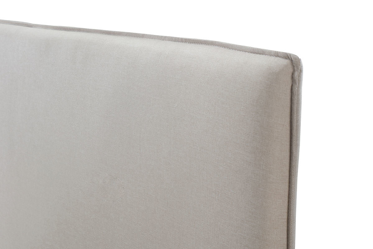 Cabecero moderno 176 cm en tejido beige ATHENA