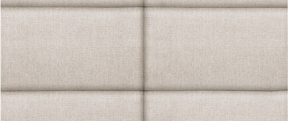Cabecero moderno en tejido beige natural 160 cm ANATOLE