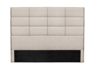 Cabecero moderno en tejido beige natural 160 cm ANATOLE