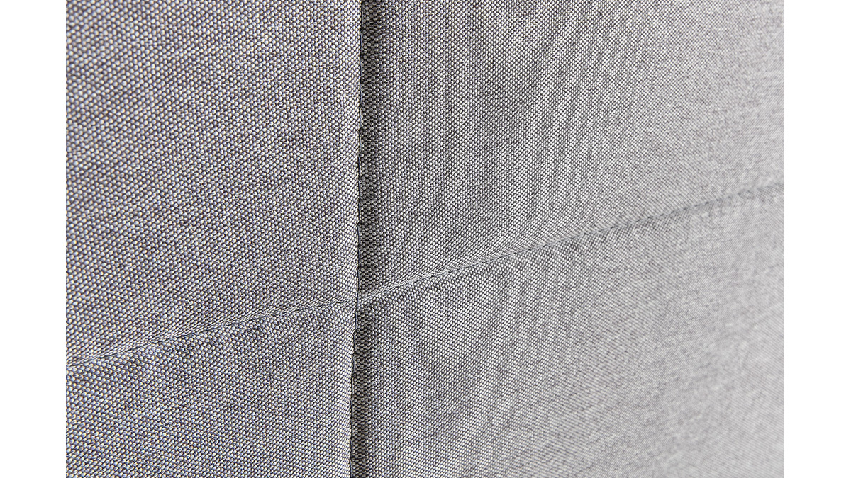 Cabecero moderno en tejido gris 140 cm ANATOLE