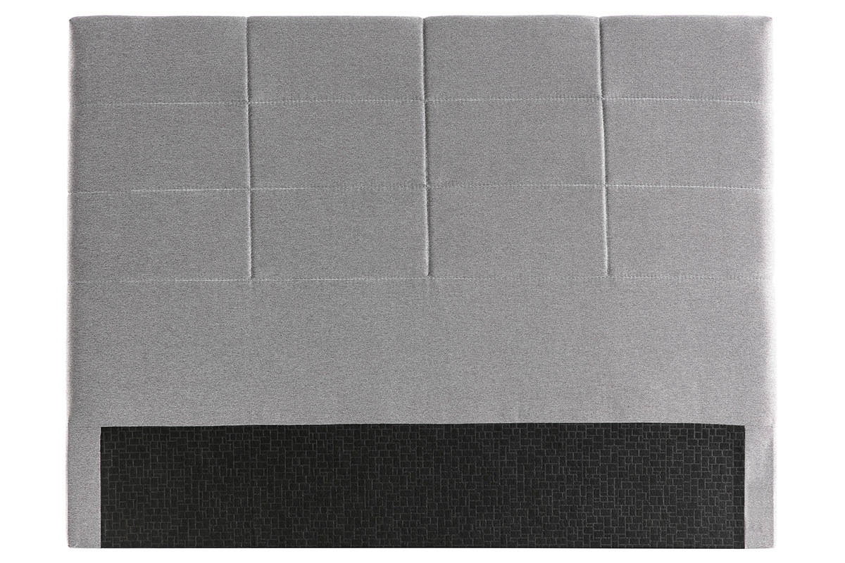 Cabecero moderno en tejido gris 160 cm ANATOLE