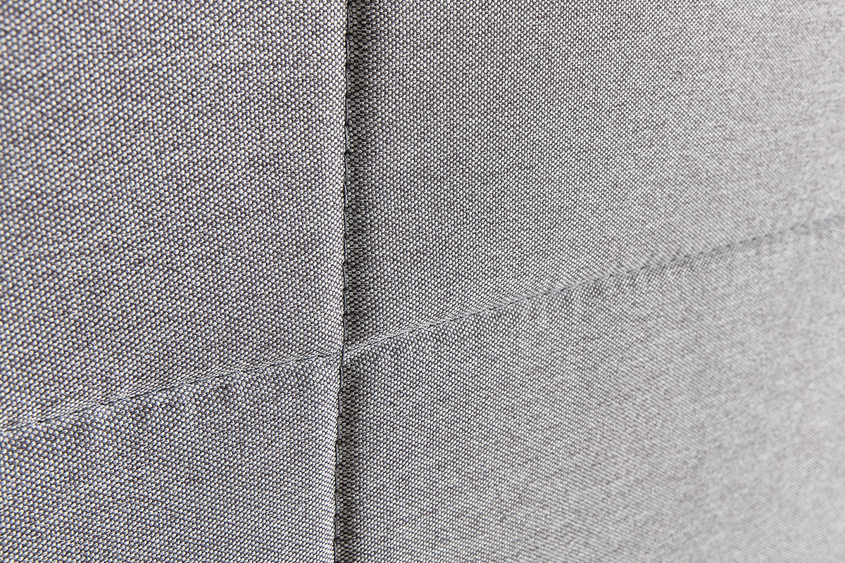 Cabecero moderno en tejido gris 160 cm ANATOLE