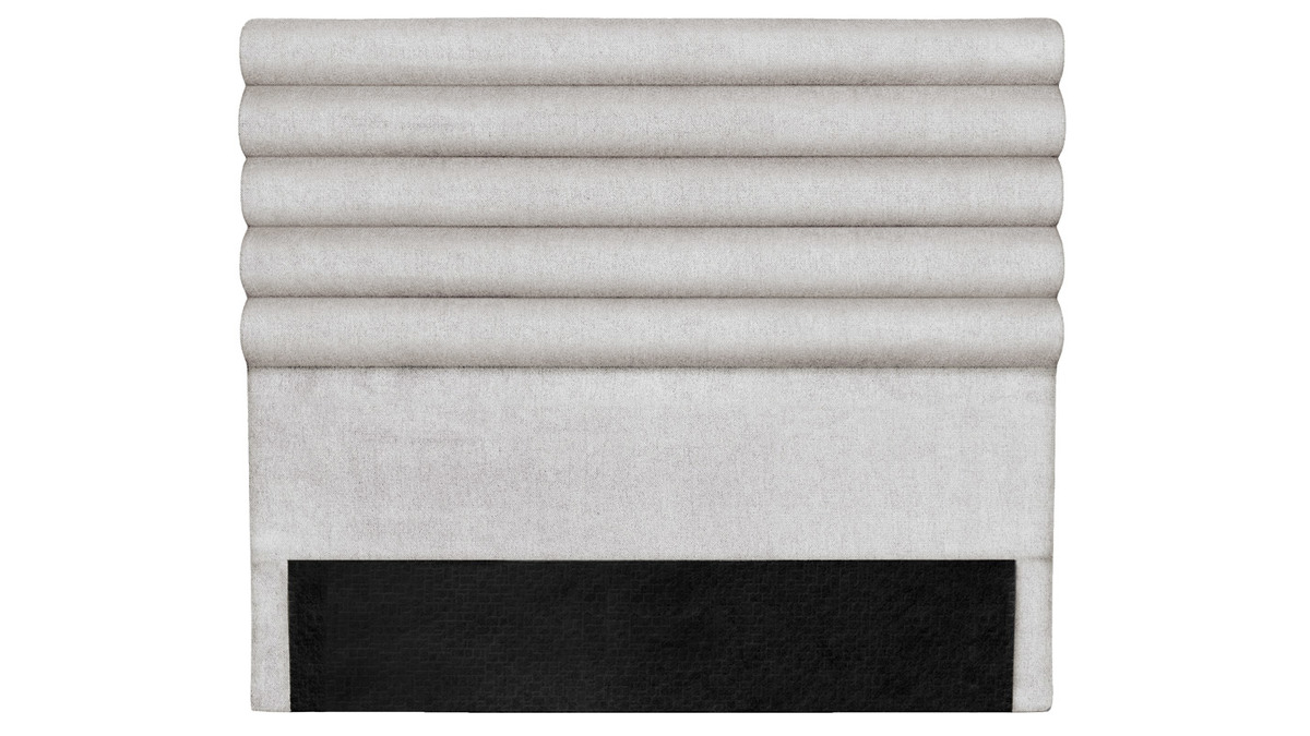 Cabecero moderno en tejido gris claro 140 cm HORIZON
